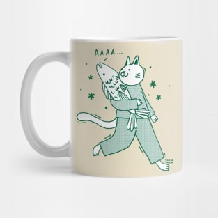 Cat and Fish Mug